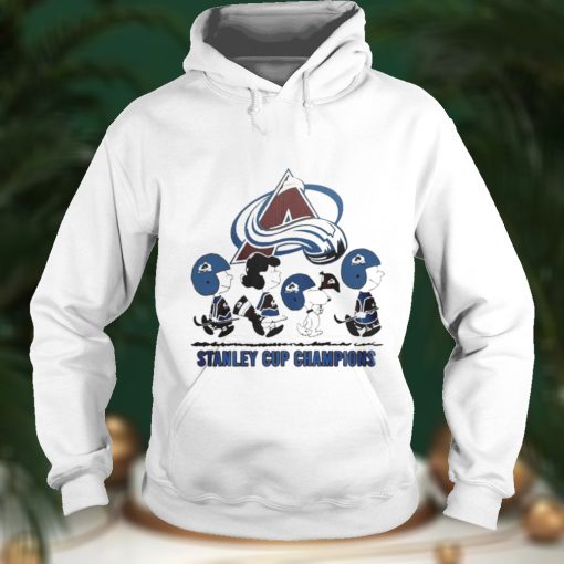 Snoopy And The Peanuts Colorado Avalanche Avc The Cup Champions Shirt