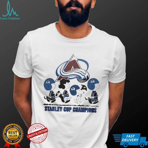 Snoopy And The Peanuts Colorado Avalanche Avc The Cup Champions Shirt