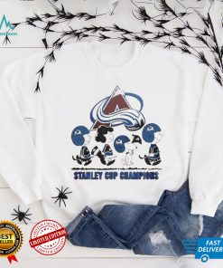 Snoopy And The Peanuts Colorado Avalanche Avc The Cup Champions Shirt