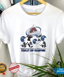 Snoopy And The Peanuts Colorado Avalanche Avc The Cup Champions Shirt