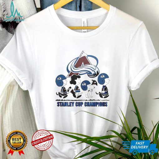 Snoopy And The Peanuts Colorado Avalanche Avc The Cup Champions Shirt