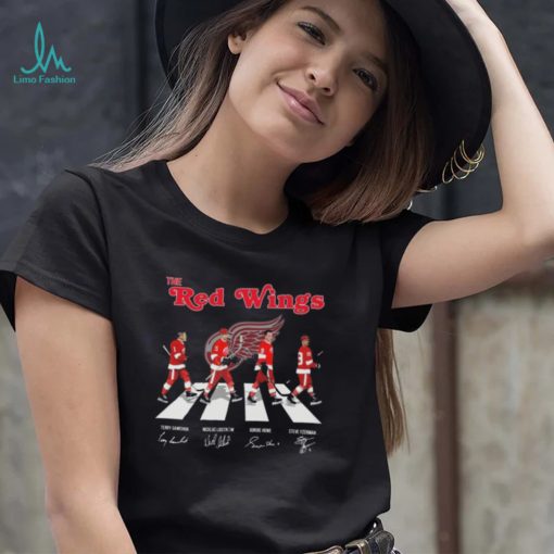 THE RED WINGS TEAMS ABBEY ROAD SIGNATURES 2022 SHIRT