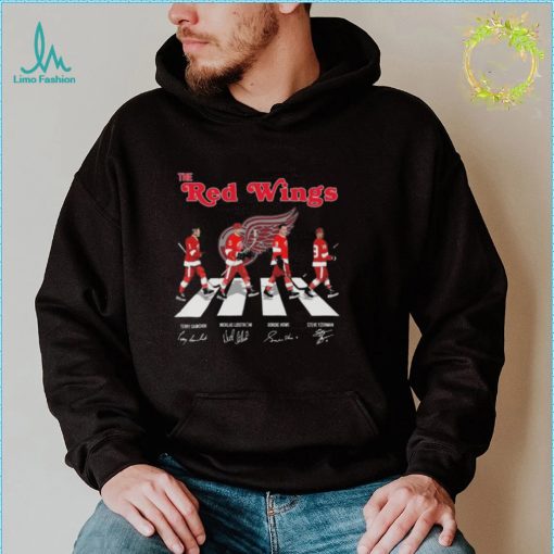 THE RED WINGS TEAMS ABBEY ROAD SIGNATURES 2022 SHIRT