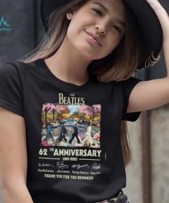 Thank You For The Memories The Beatles 62nd Anniversary 1960 2022 Shirt