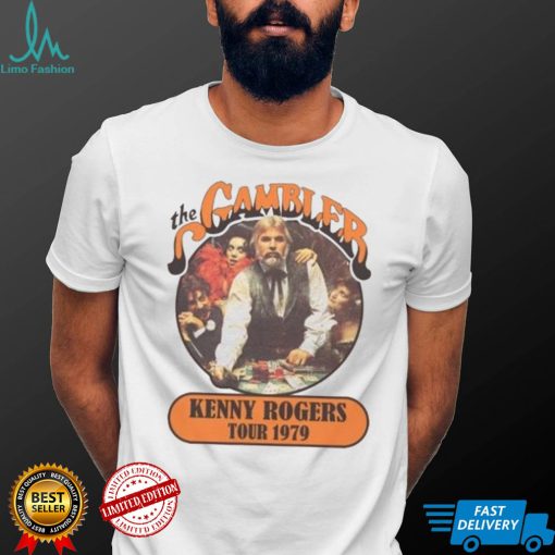 The Gambler Film Movie Kenny Rogers Tour 1979 Actor Mark Wahlberg Jim Bennett T Shirt