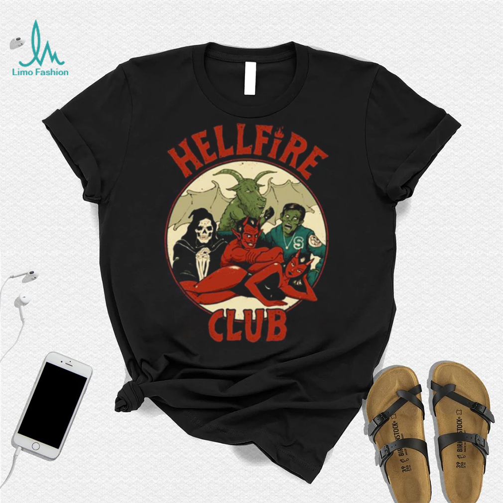 The Hellfire Club Hawkins The Breakfast Club Vintage Artwork shirt