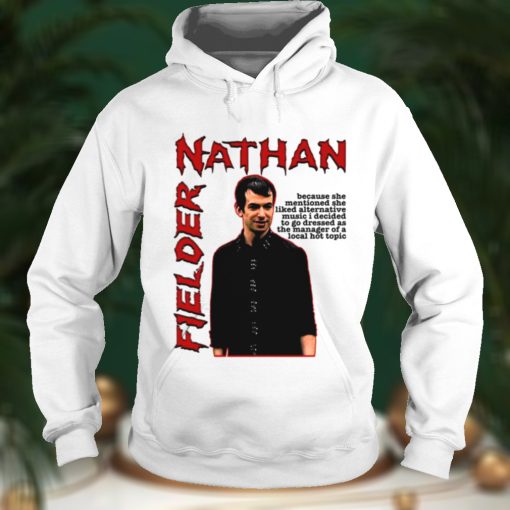 The Hot Topic Manager Nathan Fielder shirt