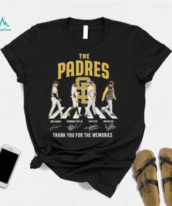 The San Diego Padres Abbey Road Thank You For The Memories Signatures Shirt