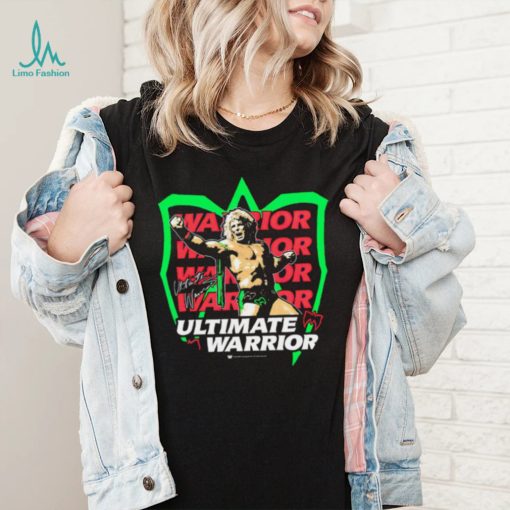 The Ultimate Warrior Neon signature retro shirt