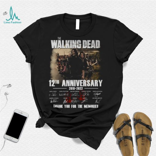 The Walking Dead TV Series 12th Anniversary 2010 2022 Thank You For The Memories Shirt