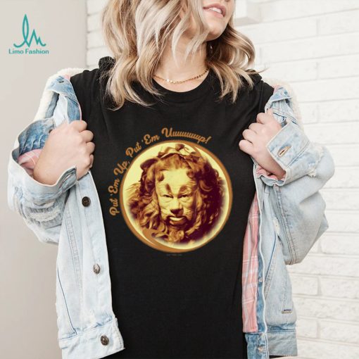The Wizard of Oz Cowardly Lion Put ‘Em Up Portrait T Shirt