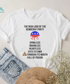 The new logo of democrat party spineless brainless shirt
