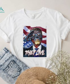 They live Obey and American flag t shirt