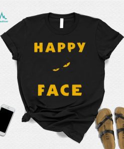 This Is My Happy Face Funny Black Cat T Shirt