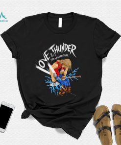 Thor Love and Thunder Thor vs God Butcher cartoon shirt