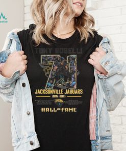 Tony Boselli Jacksonville Jaguars 1995 2001 Hall Of Fame Signatures Shirt