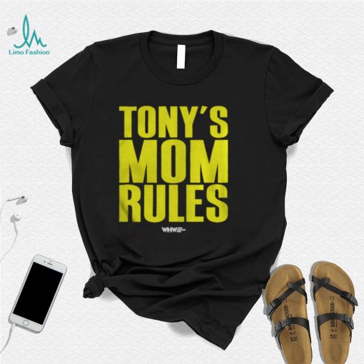 Tony’s Mom Rules shirt