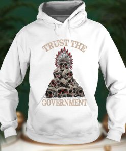 Trust The Government Skull Native American Vintage T Shirt