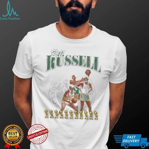 Vintage Bill Russell Signature T Shirt