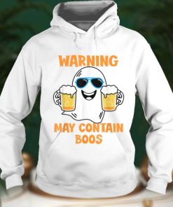 Warning May Contain Boos And Beer Funny Halloween 2022 T Shirt