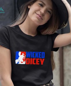 Wicked Dicey Baseball Logo Vintage TShirt