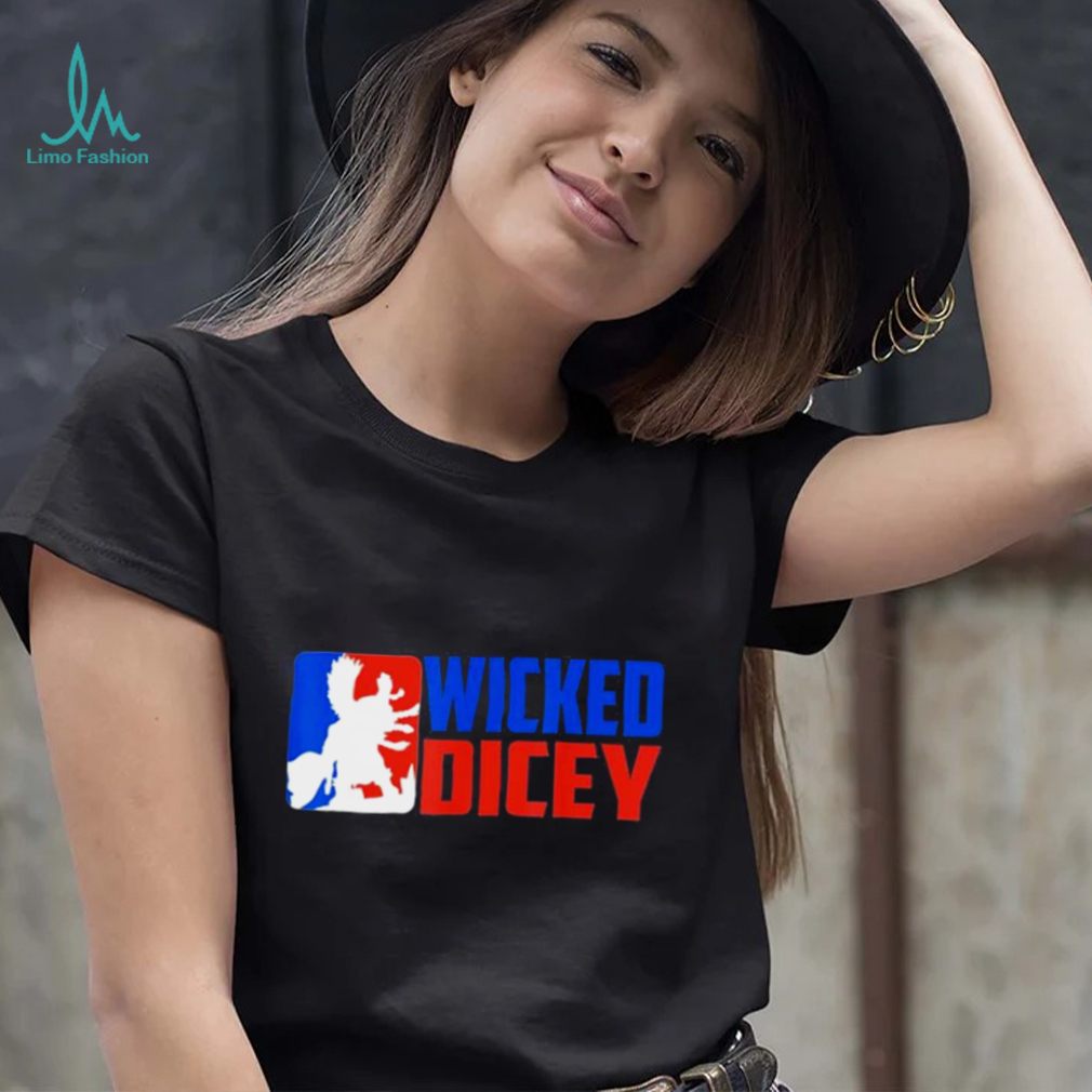 Wicked Dicey Baseball Logo Vintage TShirt