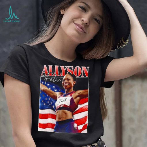 Woman Sprinter Allyson Felix shirt