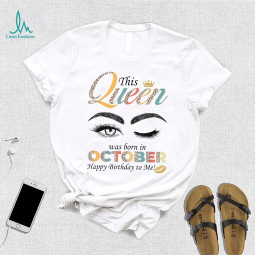 Women Girls This Queen Was Born In November Leopard T Shirt