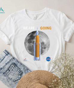 Womens NASA Artemis we are going Moon SLS Insignia Meatball V Neck T Shirt