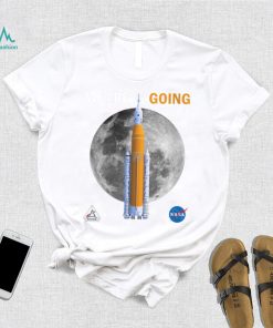 Womens NASA Artemis we are going Moon SLS Insignia Meatball V Neck T Shirt