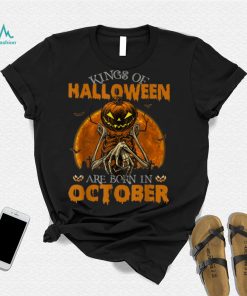 kings of halloween are born in october T Shirt