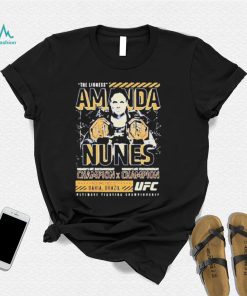 ufc amanda the lioness nunes bantamweight x flyweight champ shirt Shirt
