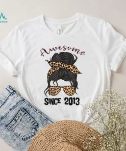 9 Year Old Awesome Since 2013 9th Birthday Woman and Girl T Shirt