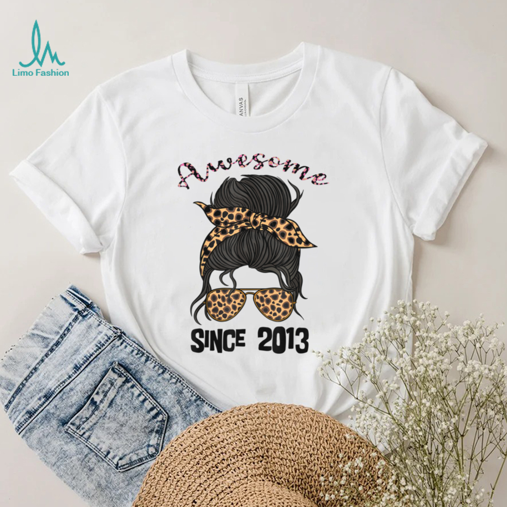 9 Year Old Awesome Since 2013 9th Birthday Woman and Girl T Shirt 9 Year Old Awesome Since 2013 9th Birthday Woman and Girl T Shirt