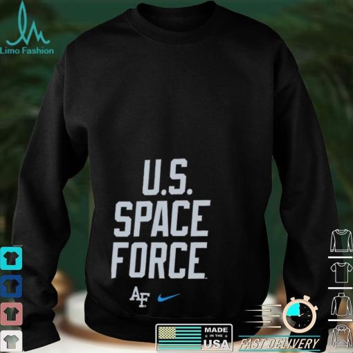 Air Force Falcons Nike U.S. Space Force logo shirt