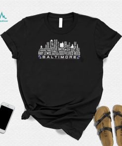 Baltimore City Skyline Hooded Sweatshirt