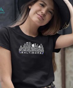 Baltimore City Skyline Hooded Sweatshirt
