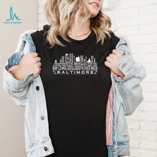 Baltimore City Skyline Hooded Sweatshirt