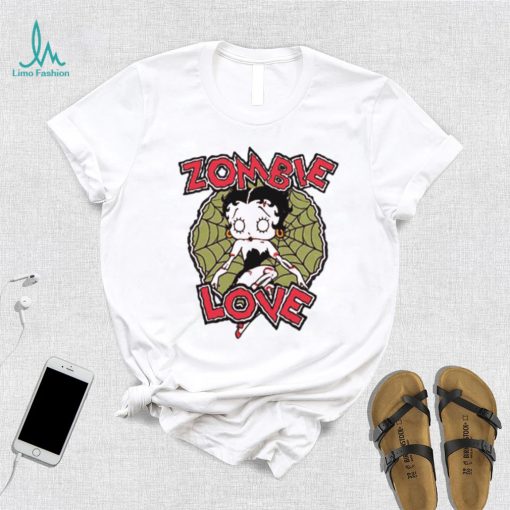 Betty Boop Zombie Love Spider shirt