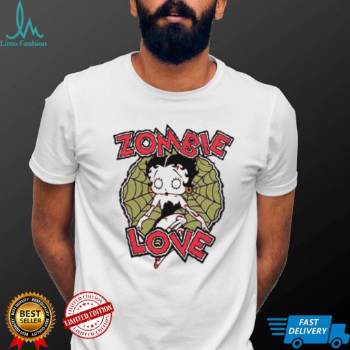 Betty Boop Zombie Love Spider shirt
