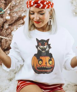 Black Cat On Pumpkin Halloween Horror Nights 2022 T Shirt