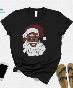 Black Santa Claus Christmas African American T Shirt