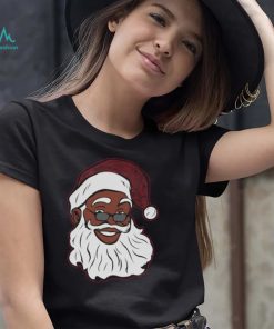 Black Santa Claus Christmas African American T Shirt