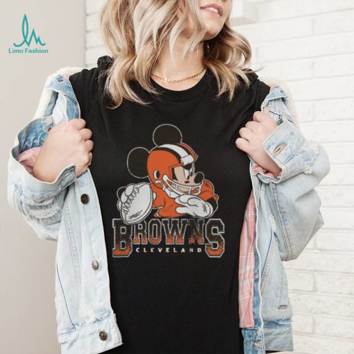Cleveland Browns T Shirt Junk Food Disney Mickey