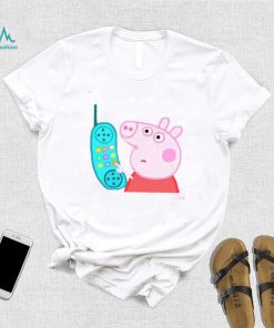 Cute Pepa Phone Funny Pig Design Unisex Sweatshirt