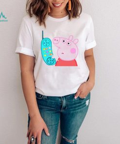Cute Pepa Phone Funny Pig Design Unisex Sweatshirt