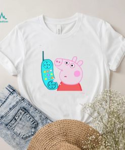 Cute Pepa Phone Funny Pig Design Unisex Sweatshirt