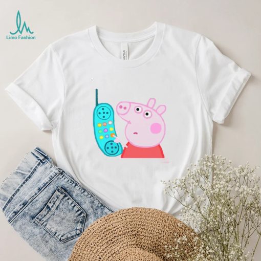 Cute Pepa Phone Funny Pig Design Unisex Sweatshirt