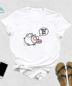Dim Sum Char Siu Bao Funny Pig Design Unisex T Shirt