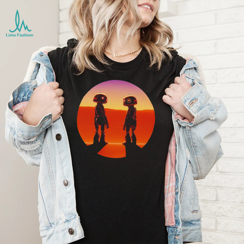 Droidversation sunset shirt